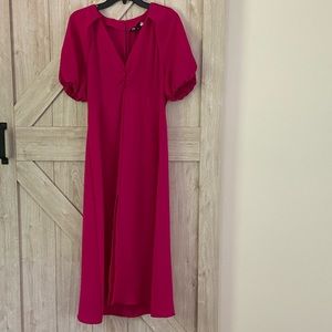 Zara midi dress - pink